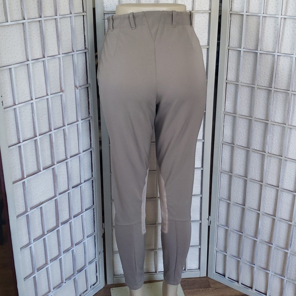 Ariat high rise horse riding woman olive gray padded woman pants size … - Picture 6 of 8